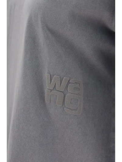 Alexander Wang T-shirt Essential In Grey