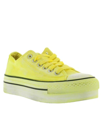 Converse All Star Platform Sneaker In Yellow