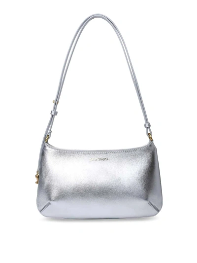 Palm Angels Giorgina' Silver Leather Bag