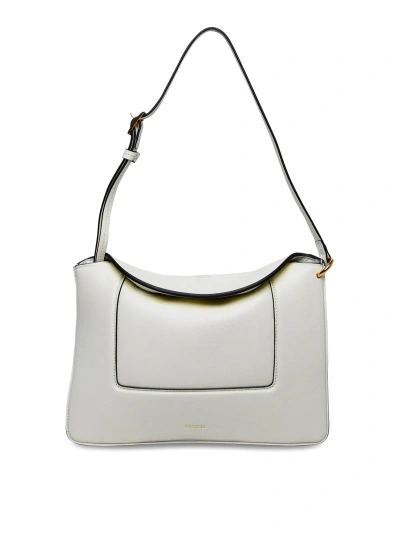 Wandler Penelope Mini Bag In White Leather In Cream