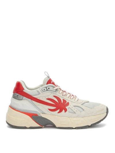 Palm Angels The Palm Runner Trainers In Red