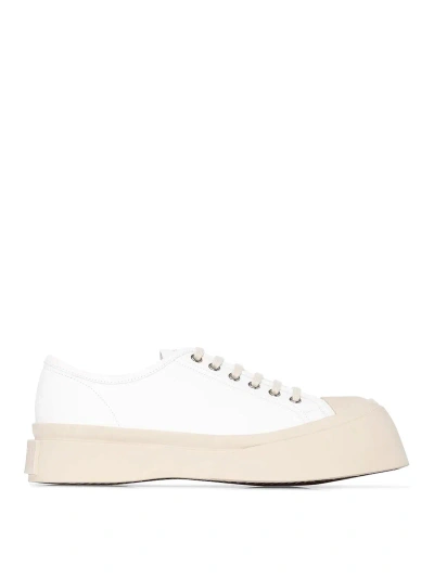 Marni Laced Up Shoes In White