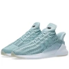 ADIDAS ORIGINALS WOMEN'S CLIMACOOL 02/17 SHOES IN TACTILE GREEN/FOOTWEAR WHITE
