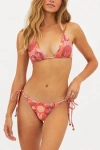 Beach Riot Winona Bikini Top In Desert Oasis In Multi