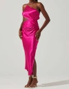 Astr Martina Dress In Fuchsia