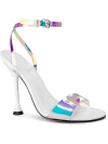Marc Fisher Ltd Calisty Womens Slip-on Strappy Heels In Blue