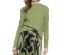 PICADILLY FLORAL EMBOSSED TOP IN GREEN