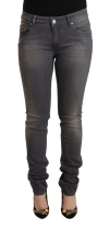ACHT WASHED COTTON BLUE SKINNY WOMEN'S JEANS