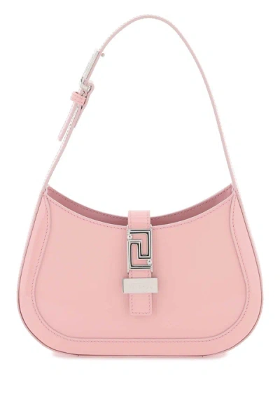 Versace Greca Goddess Small Hobo Bag In Rosa