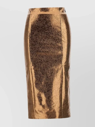 Rotate Birger Christensen Pencil Skirt In Brown