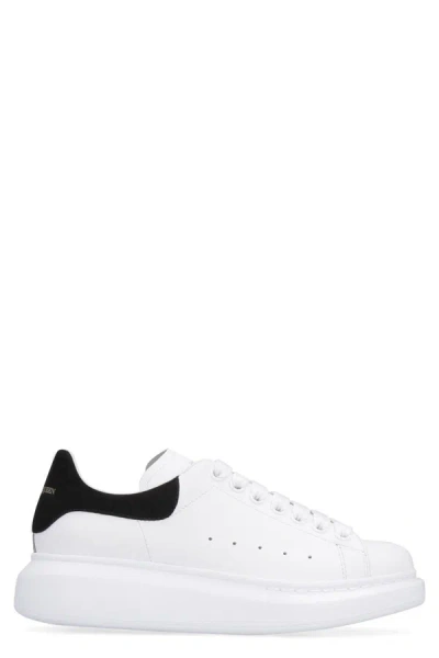 Alexander Mcqueen Larry Oversized Heel Sneaker In White