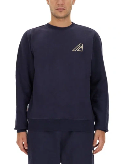 Autry Sweatshirt With Logo In Blue