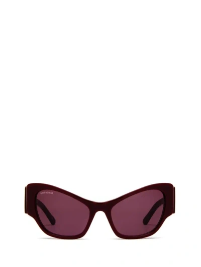 Balenciaga Sunglasses In Burgundy