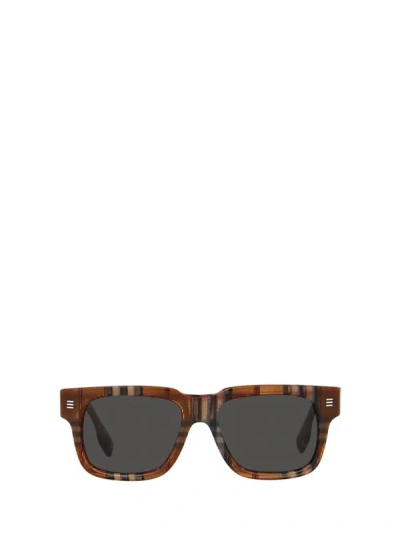 Burberry Sunglasses In Check Brown