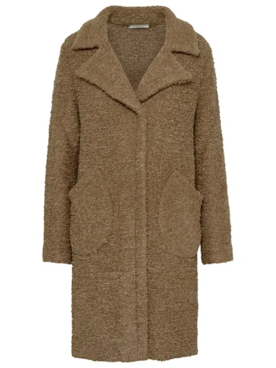 Charlott Beige Wool Coat