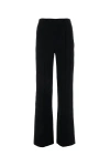 Chloé Black Pants With High Waist And Wide Leg In Viscose Blend Stretch Woman In Black