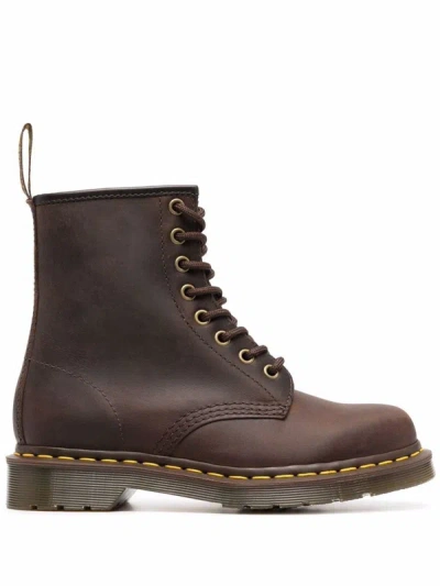 Dr. Martens 1460 Bex Crazy Horse - Ankle Boots In Brown