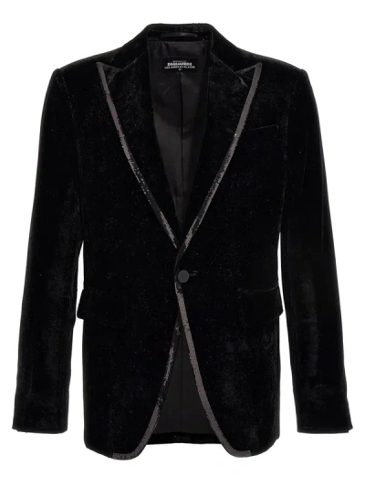 Dsquared2 L.a. Blazer Jackets Black In Negro