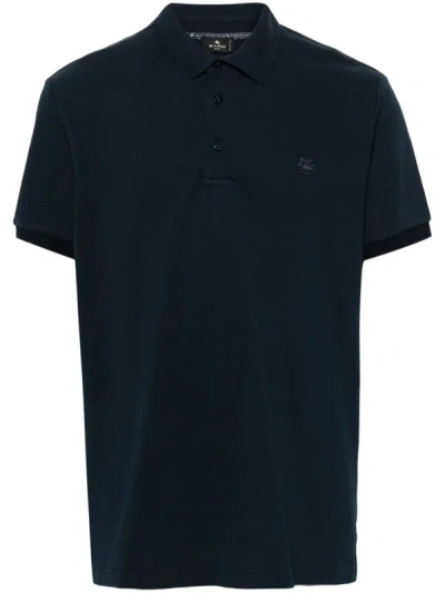 Etro T-shirts And Polos In Blue
