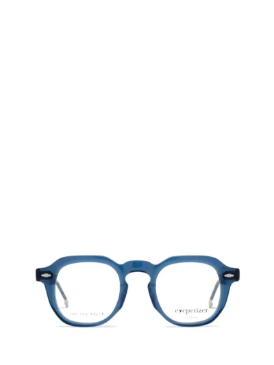 Eyepetizer Eyeglasses In Transparent Blue