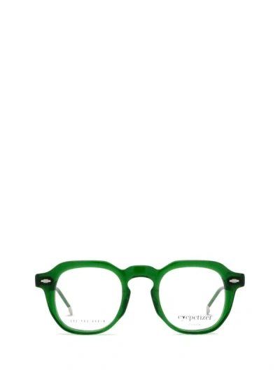 Eyepetizer Eyeglasses In Transparent Green