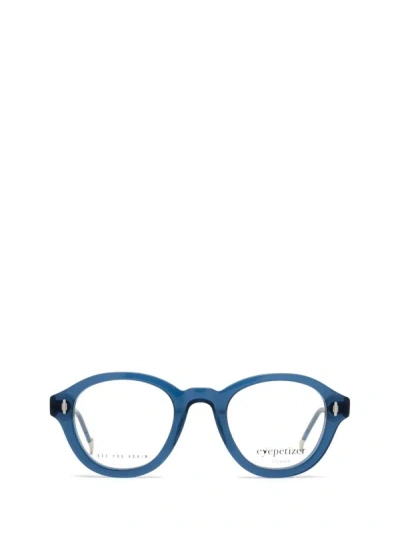 Eyepetizer Eyeglasses In Transparent Blue