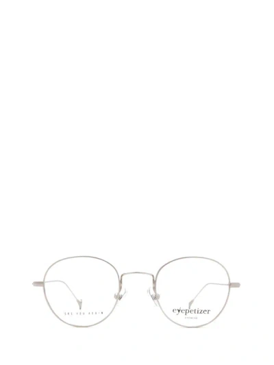 Eyepetizer Eyeglasses In Matte Silver