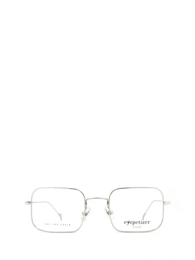 Eyepetizer Eyeglasses In Matte Silver