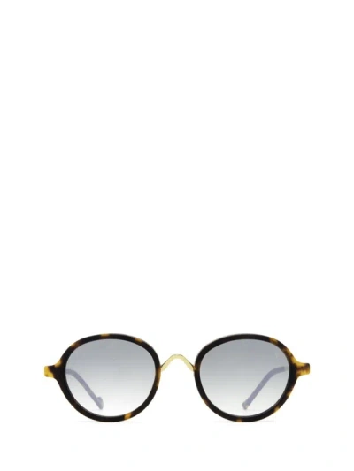 Eyepetizer Sunglasses In Dark Havana Matt And Gold