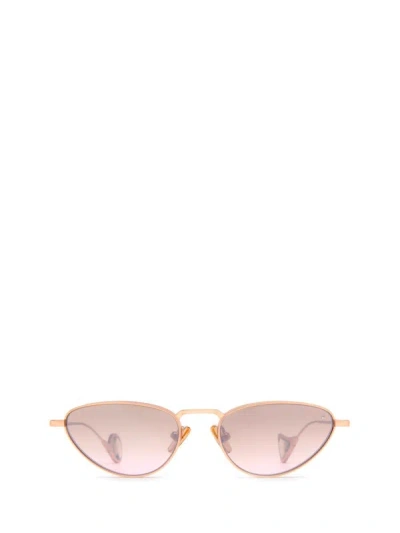 Eyepetizer Alameda Matte Rose Gold Sunglasses