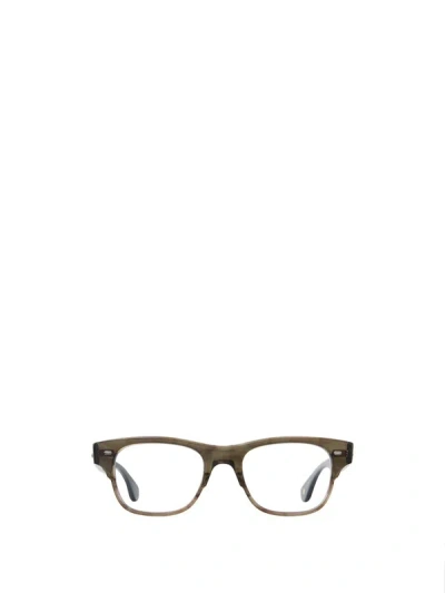 Garrett Leight Eyeglasses In Olive Tortoise