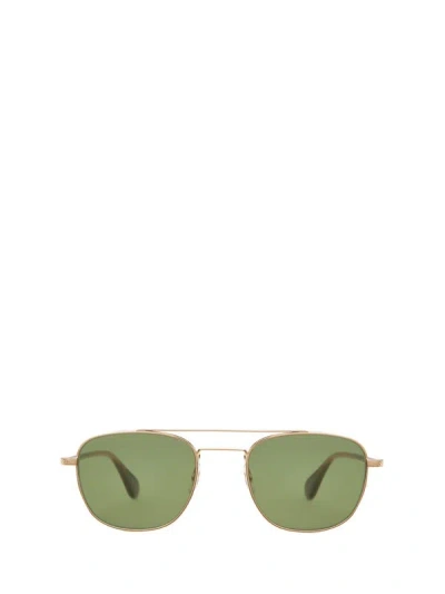 Garrett Leight Sunglasses In Gold-spotted Brown Shell