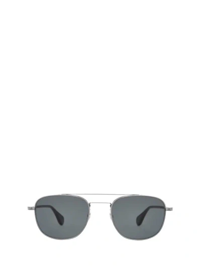 Garrett Leight Sunglasses In Silver-black