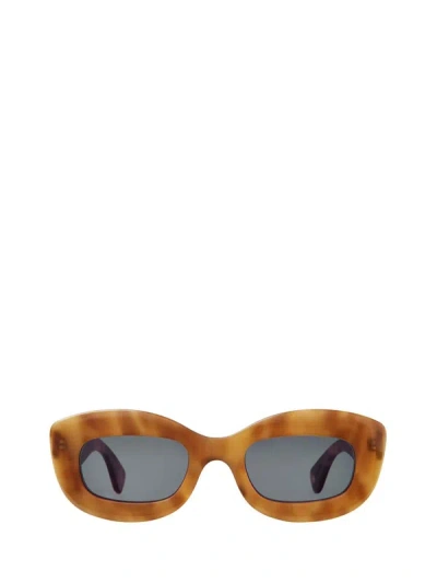 Garrett Leight Sunglasses In Ember Tortoise