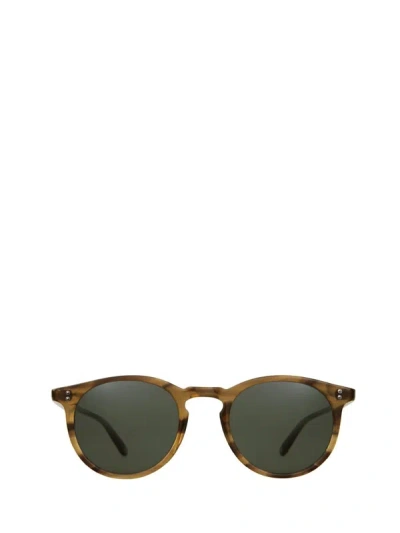 Garrett Leight Carlton Sun Bio Army Tortoise/bio G15 Sunglasses