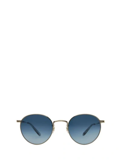 Garrett Leight Sunglasses In Silver-matte Llg