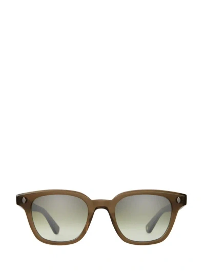 Garrett Leight Broadway Sun Olio/semi-flat Olive Layered Mirror Sunglasses