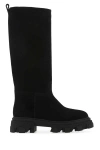 Gia Borghini Boots Pernille Teisbaek Woman Suede Black In Black