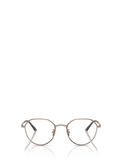 Giorgio Armani Eyeglasses In Rose Gold