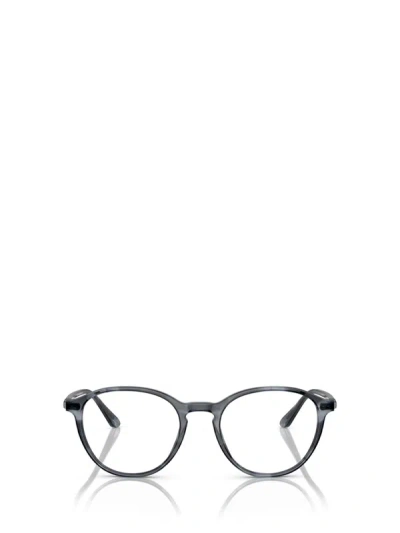 Giorgio Armani Eyeglasses In Striped Blue