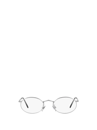 Giorgio Armani Eyeglasses In Matte Silver