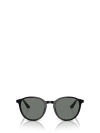 Giorgio Armani Round-frame Sunglasses In Black