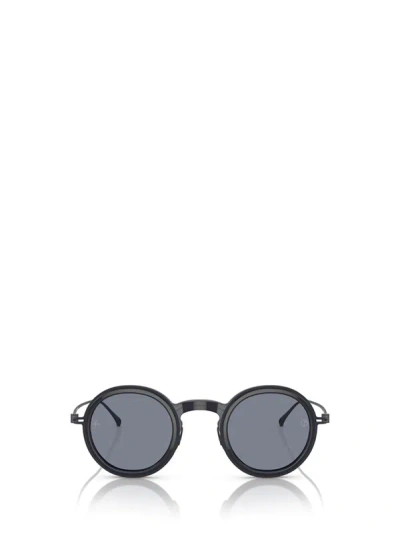 Giorgio Armani Sunglasses In Shiny Transparent Blue