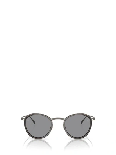 Giorgio Armani Sunglasses In Transparent Grey