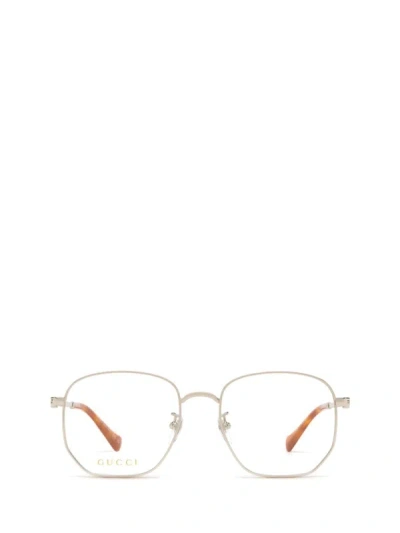 Gucci Eyewear Eyeglasses In Silver