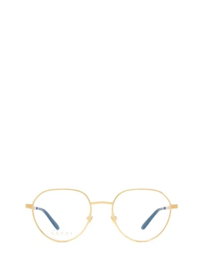 Gucci Eyewear Eyeglasses In Gold