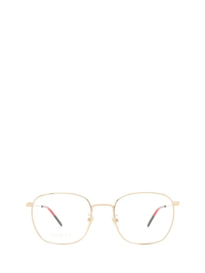 Gucci Eyewear Eyeglasses In Gold