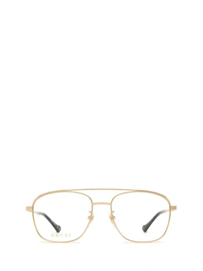 Gucci Eyewear Eyeglasses In Gold