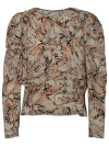 ISABEL MARANT ISABEL MARANT 'ZARGA' BEIGE SILK BLOUSE