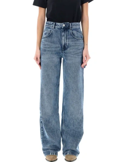 Isabel Marant Étoile Bymara Straight-leg Jeans In Blue